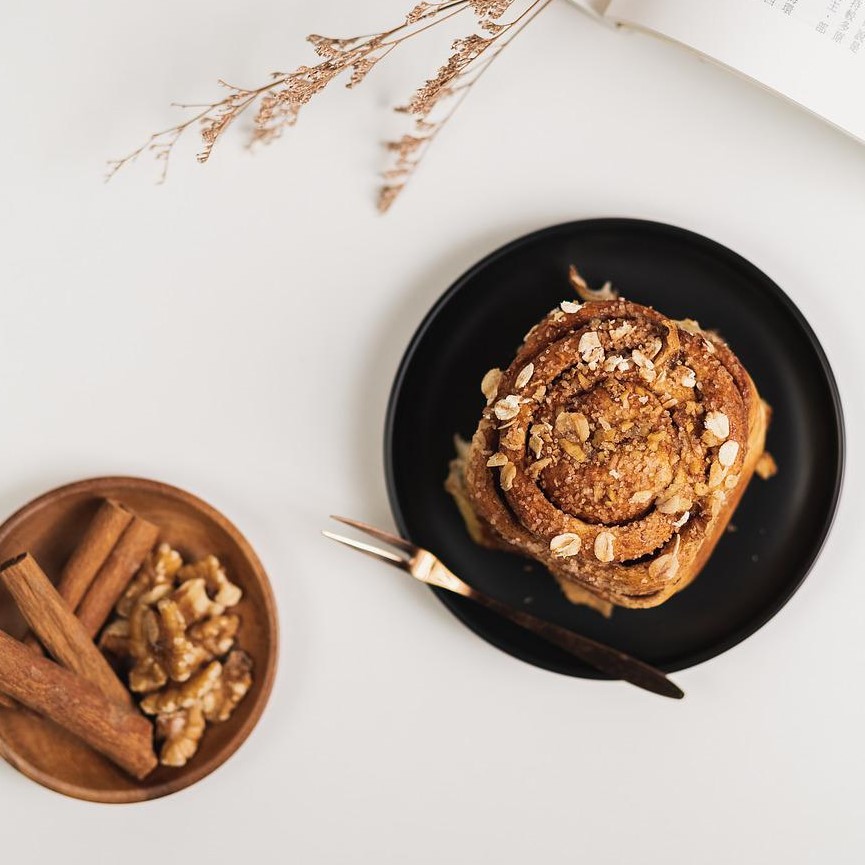 Photo of Walnut Cinnamon Roll, looking delicious